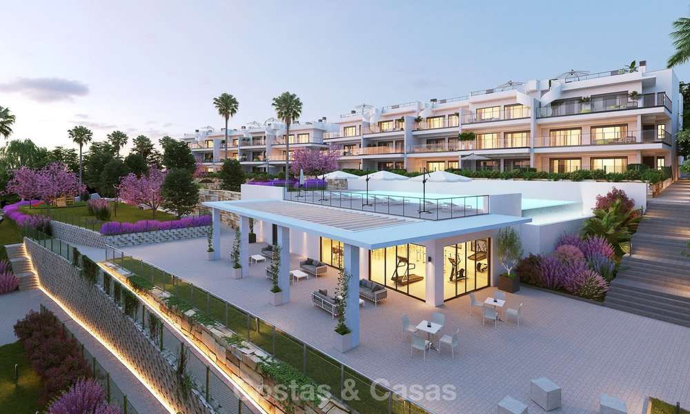 Chic new modern apartments with breath taking sea views for sale, Manilva, Costa del Sol 8141