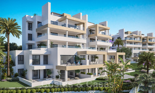Elegant and spacious new apartments for sale, walking distance from beach and amenities, with sea views, Estepona 31387 