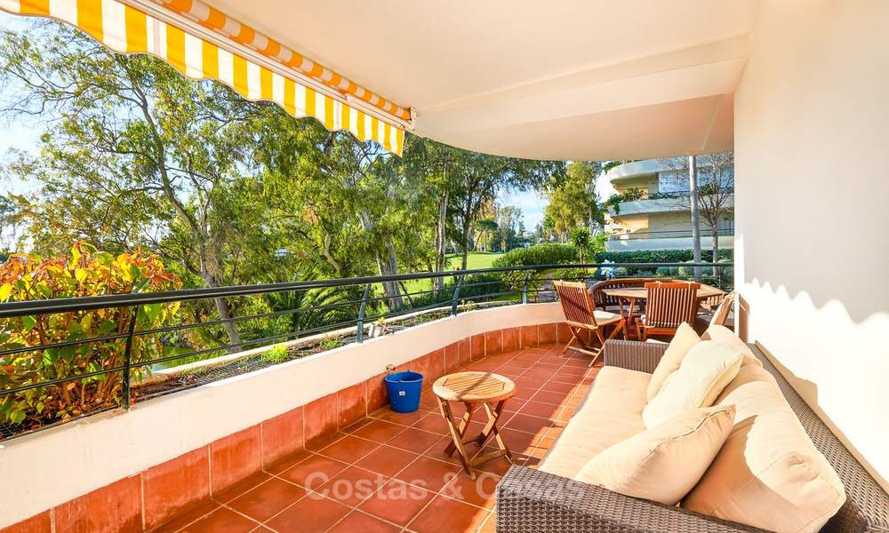 Very spacious front line golf apartment for sale, walking distance to amenities and San Pedro, Marbella 8437