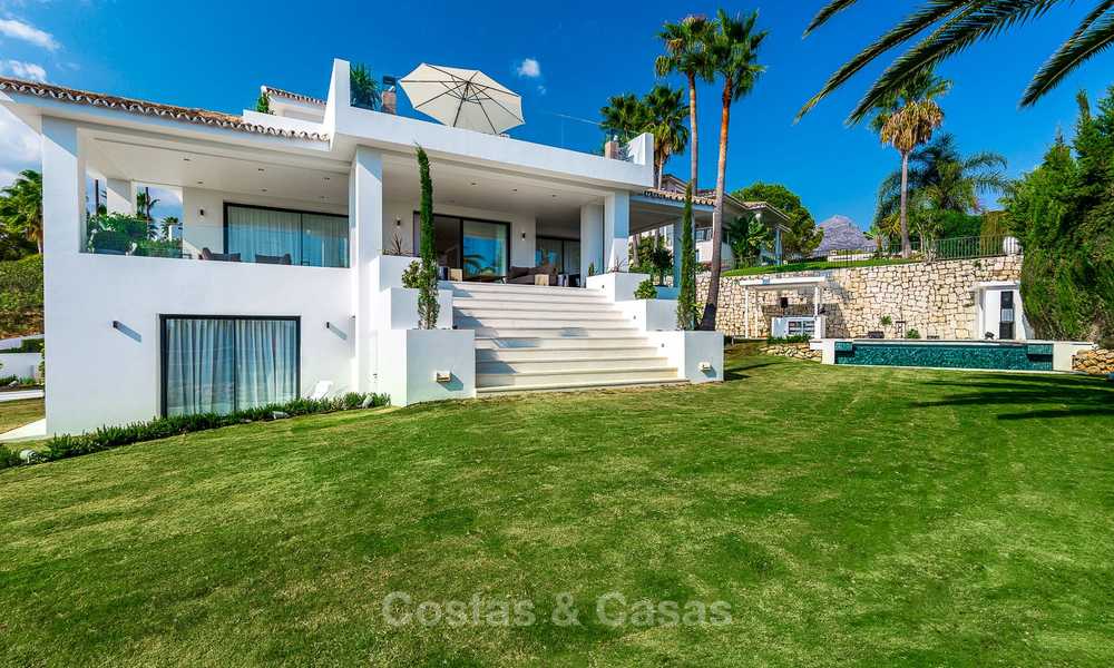 Ready to move in! Completely reformed Andalusian style villa for sale, Golf Valley, Nueva Andalucía, Marbella 8399