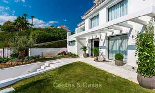 Ready to move in! Completely reformed Andalusian style villa for sale, Golf Valley, Nueva Andalucía, Marbella 8400 