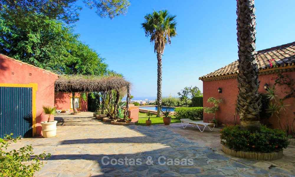 Well located and attractively priced villa - finca with sea and mountain views for sale, Estepona, Costa del Sol 8704