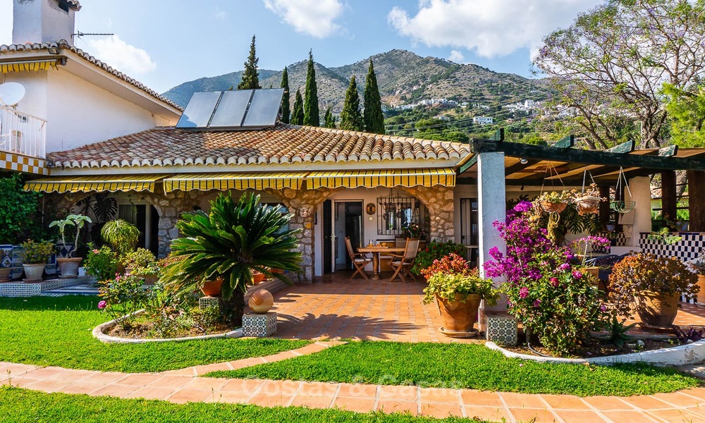 Unique offering! Beautiful countryside estate of 5 villas on a huge plot for sale, with stunning sea views - Mijas, Costa del Sol 8991