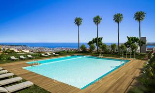 Brand new modern luxury apartments with sea views for sale, Estepona centre. 9189 