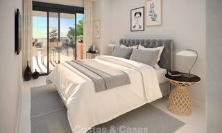 Brand new modern luxury apartments with sea views for sale, Estepona centre. 9196 