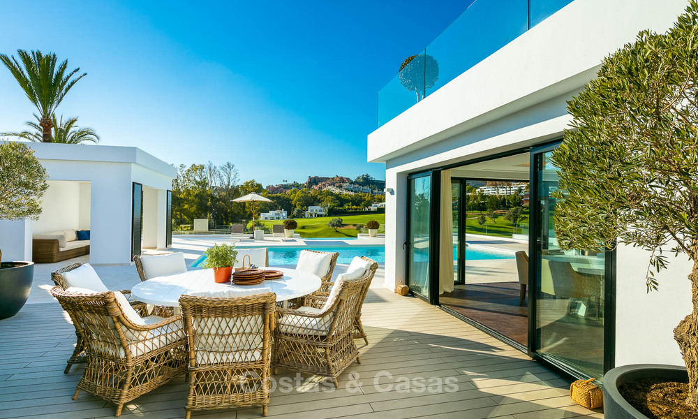 Prestigious renovated luxury villa for sale, front line golf, Nueva Andalucía, Marbella 9445