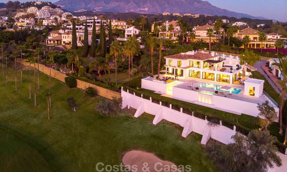 Prestigious renovated luxury villa for sale, front line golf, Nueva Andalucía, Marbella 9447