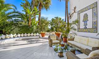 Charming, very spacious duplex ground floor apartment for sale, frontline beach and marina in Cabopino, East Marbella 10246 