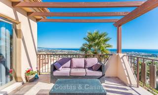 Luxury penthouse apartment with amazing panoramic sea and mountain views for sale, Benahavis, Marbella 10539 