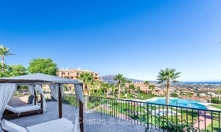 Luxury corner penthouse apartment with stunning panoramic sea, golf and mountain views for sale, Benahavis, Marbella 10560 