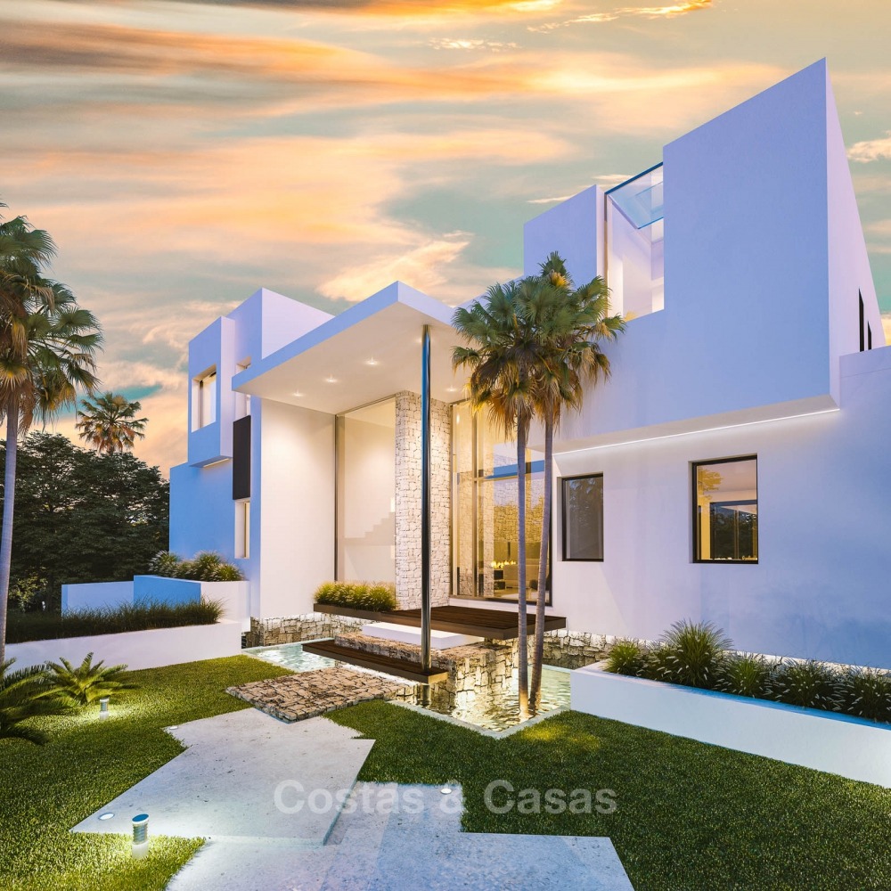 Spectacular contemporary style villa for sale on the New Golden Mile - Estepona East, Marbella 10860