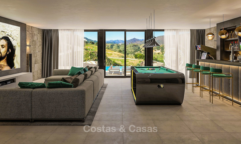 New, exclusive, modern luxury villas in a prime golf resort for sale, Mijas, Costa del Sol 10997