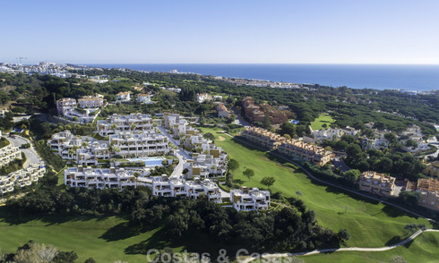 Brand new modern luxury apartments with sea views for sale, frontline golf, Marbella. Key ready. Last apartment! 11604