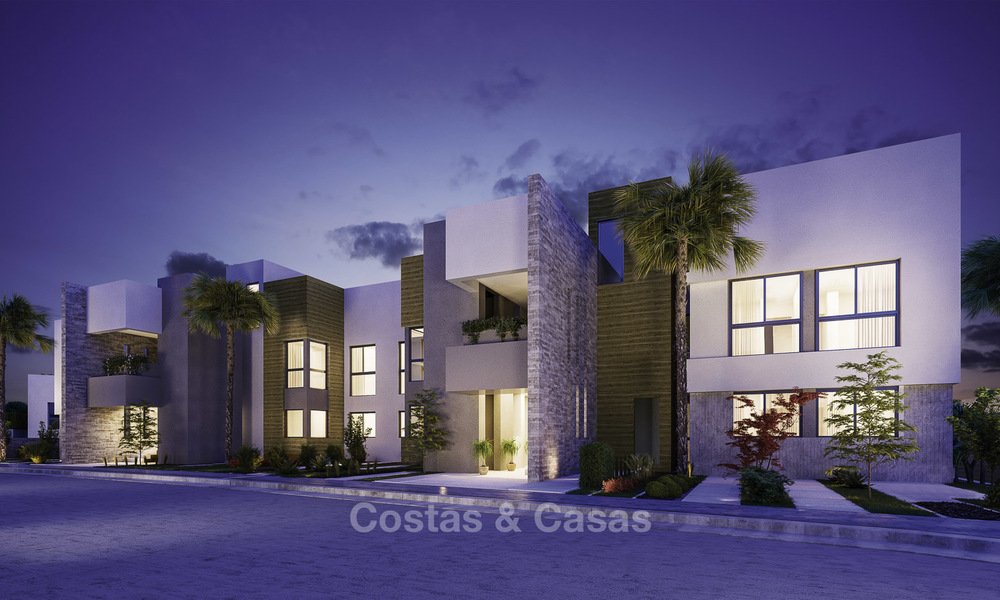 Brand new modern luxury apartments with sea views for sale, frontline golf, Marbella. Key ready. Last apartment! 11603