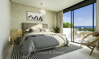Brand new modern luxury apartments with sea views for sale, frontline golf, Marbella. Key ready. Last apartment! 11608 