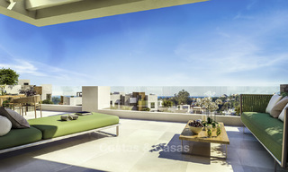 Brand new modern luxury apartments with sea views for sale, frontline golf, Marbella. Key ready. Last apartment! 11609 
