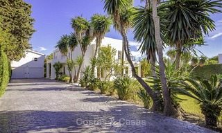 Stylish modern contemporary luxury villa for sale, beachside between Estepona and Marbella 11683 