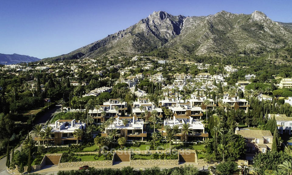 Luxurious contemporary designer villas with lovely views for sale - Sierra Blanca, Golden Mile, Marbella. Completed! 11493