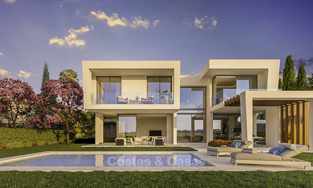 Exclusive contemporary golf villas with stunning golf and sea views for sale - East Marbella. Ready to move in. 15954