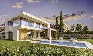 Exclusive contemporary golf villas with stunning golf and sea views for sale - East Marbella. Ready to move in. 15955 