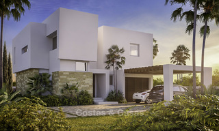 Exclusive contemporary golf villas with stunning golf and sea views for sale - East Marbella. Ready to move in. 15958 