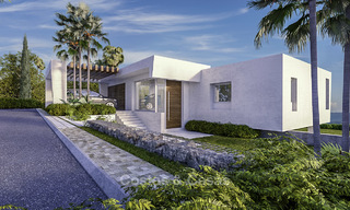 Exclusive contemporary golf villas with stunning golf and sea views for sale - East Marbella. Ready to move in. 15959 