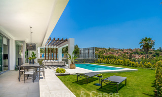 Exclusive contemporary golf villas with stunning golf and sea views for sale - East Marbella. Ready to move in. 26708 