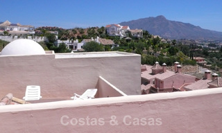 Semi-detached house and a penthouse for sale with sea view in Marbella - Benahavis 29456 