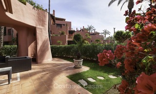 Attractive, spacious apartment in an exclusive beachfront complex for sale, between Marbella and Estepona 11777 