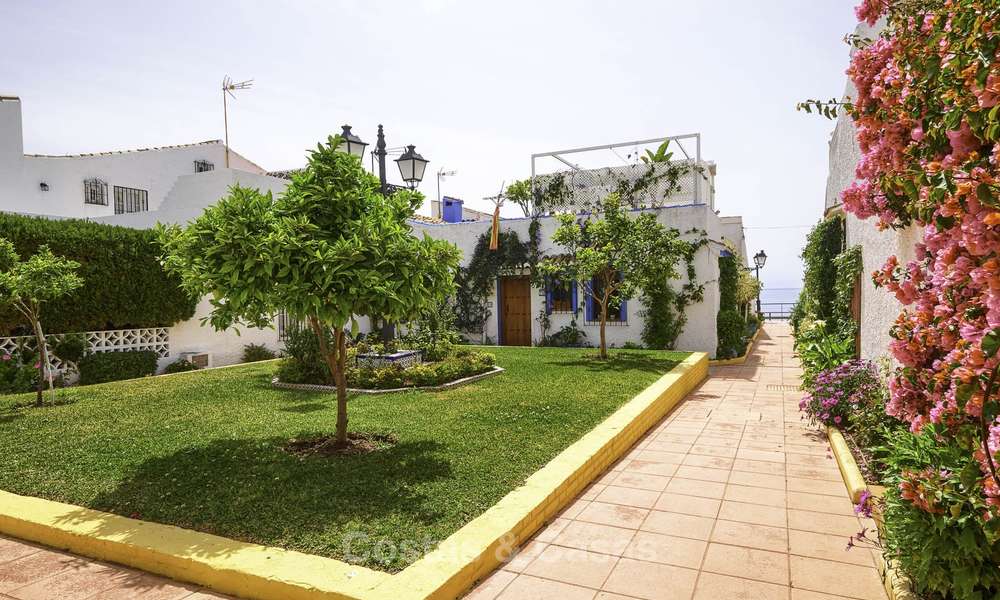 Fully renovated townhouse for sale in a beachfront urbanisation on the New Golden Mile, Estepona - Marbella 12015