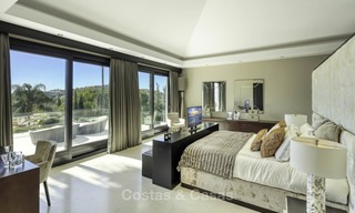 Outstanding modern luxury villa with amazing golf and sea views for sale in the heart of Nueva Andalucía, Marbella 12087 