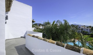 Completely renovated 3 bedroom penthouse apartment for sale in a beachside complex, between Marbella and Estepona 12504 