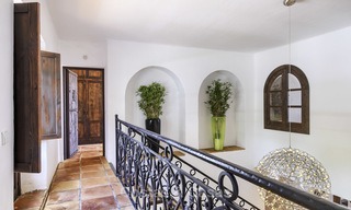 Charming traditional style villa with sea and mountain views for sale in El Madroñal, Benahavis, Marbella 12613 