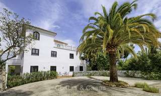 Charming traditional style villa with sea and mountain views for sale in El Madroñal, Benahavis, Marbella 12621 