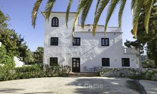 Charming traditional style villa with sea and mountain views for sale in El Madroñal, Benahavis, Marbella 12625 