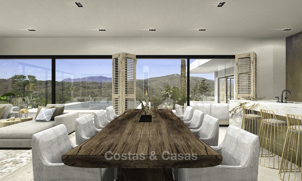 Brand new modern luxury villa with panoramic sea views for sale in Benahavis - Marbella 12538