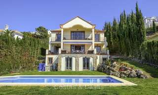 Rustic style villa with sea and mountain views for sale, Benahavis, Marbella 12647 