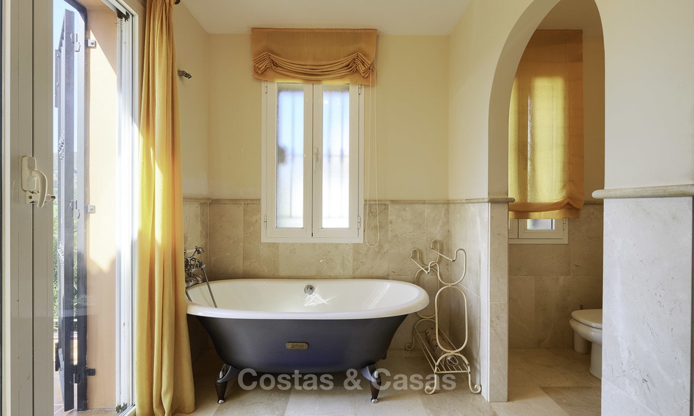 Rustic style villa with sea and mountain views for sale, Benahavis, Marbella 12664
