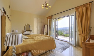 Rustic style villa with sea and mountain views for sale, Benahavis, Marbella 12665 