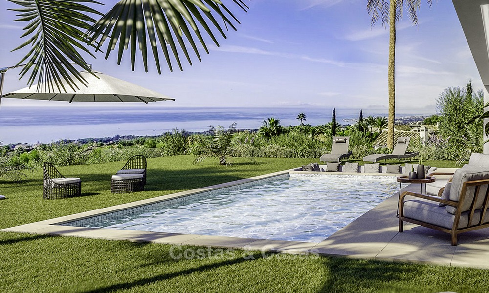 Stylish new modern luxury villas with sea views for sale, Manilva, Costa del Sol 12911