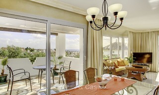 Spacious apartment with panoramic sea views for sale, in a prestigious complex on the Golden Mile, Marbella 13159 