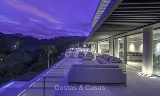 Brand new modern luxury villa with golf and sea views for sale, ready to move into, in a posh golf resort in Nueva Andalucia, Marbella - Benahavis 13302 