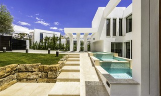 Brand new contemporary designer villa with stunning sea and golf views for sale, ready to move into, Benahavis - Marbella 13686 