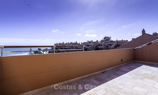 Exceptional luxury beachfront penthouse apartment for sale in a prestigious complex, Puerto Banus, Marbella 13890 
