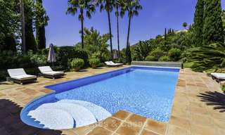 Charming renovated Mediterranean style villa with sea views on a large plot for sale in Benahavis - Marbella 14154 