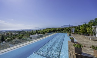 Awesome, super deluxe 5 bed penthouse apartment with panoramic sea views for sale in Sierra Blanca on the Golden Mile, Marbella 14287 