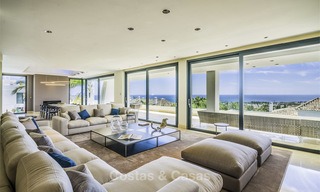 Awesome, super deluxe 5 bed penthouse apartment with panoramic sea views for sale in Sierra Blanca on the Golden Mile, Marbella 14295 