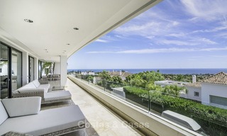 Awesome, super deluxe 5 bed penthouse apartment with panoramic sea views for sale in Sierra Blanca on the Golden Mile, Marbella 14300 