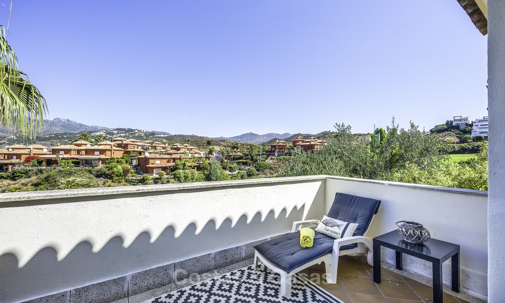 Recently renovated semi-detached house with spectacular views for sale, frontline golf, East Marbella 14687