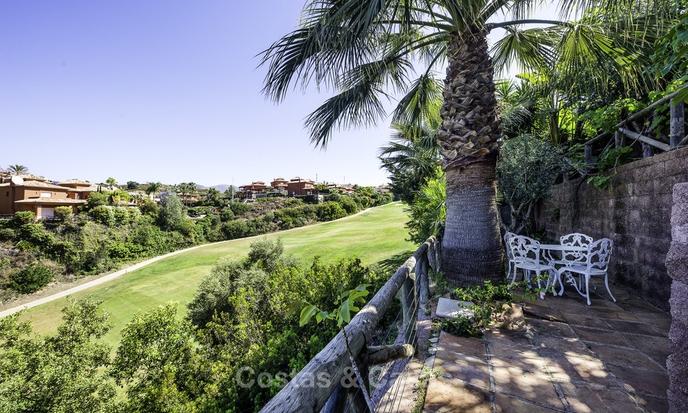 Recently renovated semi-detached house with spectacular views for sale, frontline golf, East Marbella 14692